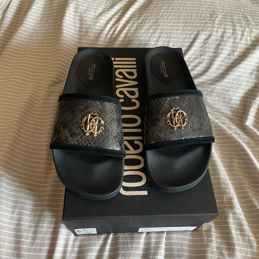 Roberto Cavalli Mens Slides